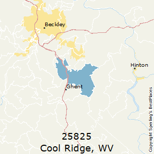 Cool_Ridge,West Virginia County Map