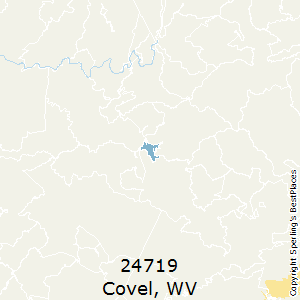 Covel,West Virginia County Map