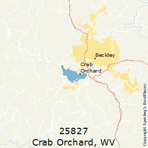 Crab_Orchard,West Virginia County Map