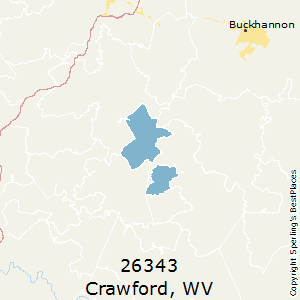 Crawford,West Virginia County Map