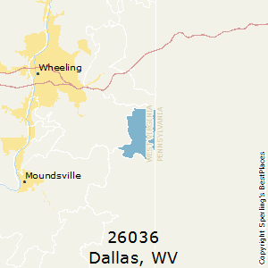 Dallas,West Virginia County Map