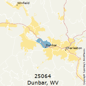 Dunbar,West Virginia County Map