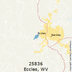 Eccles,West Virginia County Map
