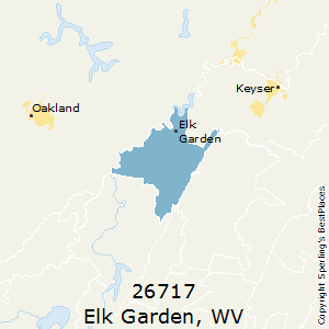 Elk_Garden,West Virginia County Map