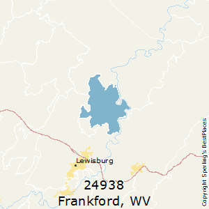 Frankford,West Virginia County Map