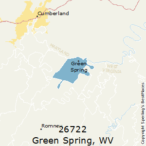 Green_Spring,West Virginia County Map