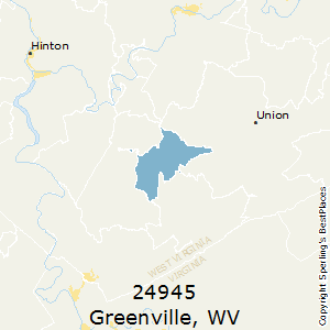 Greenville,West Virginia County Map