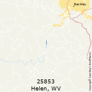 Helen,West Virginia County Map
