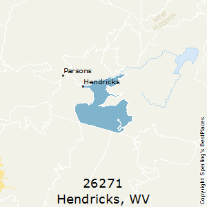 Hendricks,West Virginia County Map