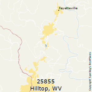 Hilltop,West Virginia County Map