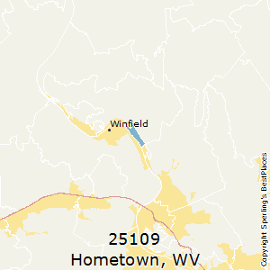 Hometown,West Virginia County Map