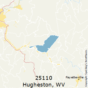 Hugheston,West Virginia County Map