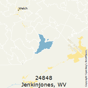 Jenkinjones,West Virginia County Map