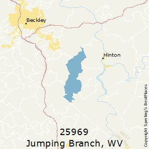 Jumping_Branch,West Virginia County Map
