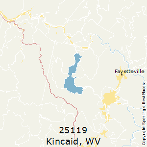 Kincaid,West Virginia County Map