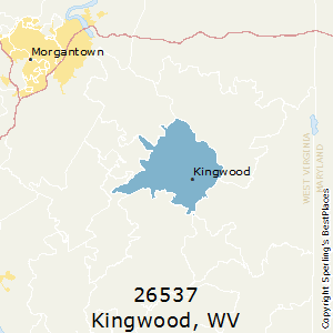 Kingwood,West Virginia County Map