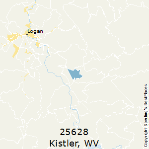 Kistler,West Virginia County Map