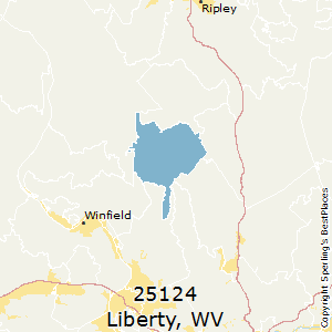 Liberty,West Virginia County Map