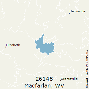MacFarlan,West Virginia County Map