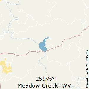 Meadow_Creek,West Virginia County Map