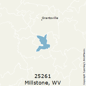 Millstone,West Virginia County Map