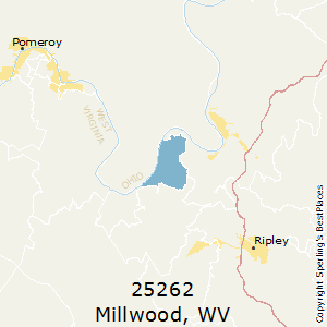 Millwood,West Virginia County Map