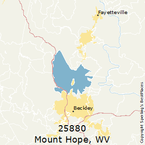Mount_Hope,West Virginia County Map