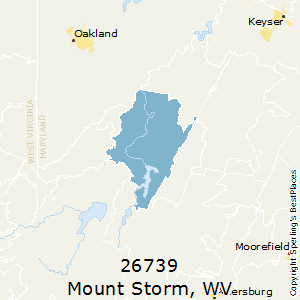 Mount_Storm,West Virginia County Map