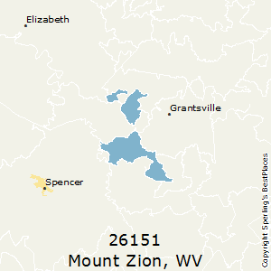 Mount_Zion,West Virginia County Map