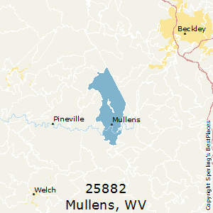 Mullens West Virginia Map Best Places To Live In Mullens (Zip 25882), West Virginia