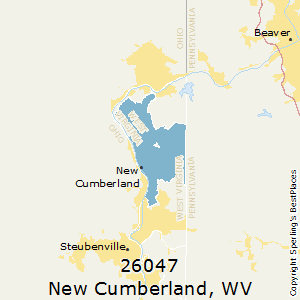 New_Cumberland,West Virginia County Map