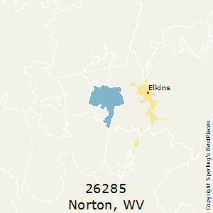 Norton,West Virginia County Map