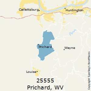 Prichard,West Virginia County Map