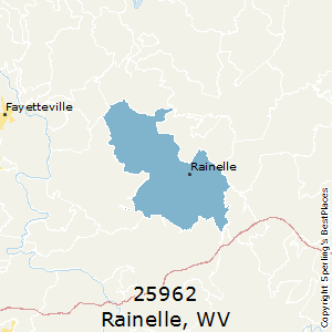 Rainelle,West Virginia County Map