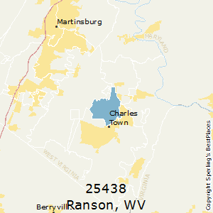 Ranson,West Virginia County Map