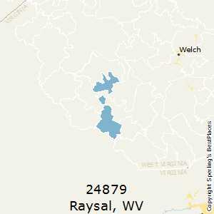 Raysal,West Virginia County Map