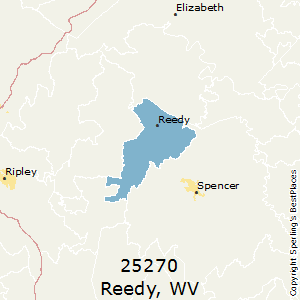 Reedy,West Virginia County Map