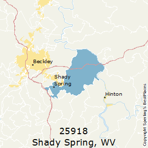 Shady_Spring,West Virginia County Map