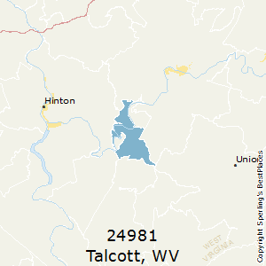 Talcott,West Virginia County Map