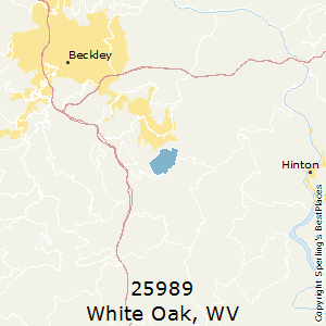 White_Oak,West Virginia County Map