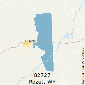 Rozet,Wyoming County Map