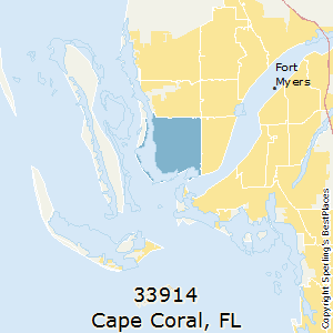 Cape_Coral,Florida County Map.